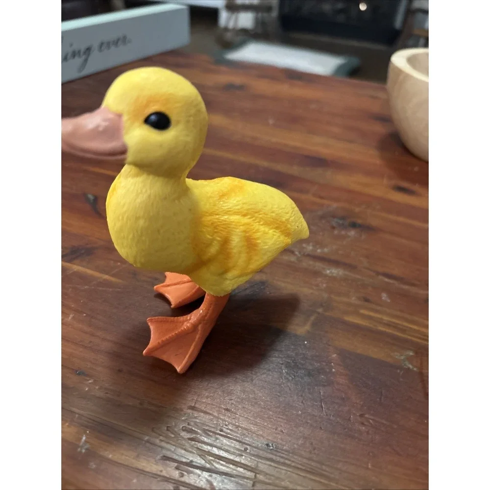 Vintage Yellow Duck Resin